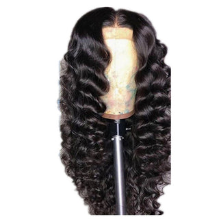 Small Curly Wig, Partial Long Curly Hair, High Temperature Silk Chemical Fiber Headgear - Phosgene