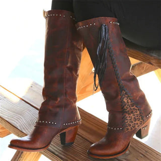 Autumn And Winter New Leather Boots Boots Women's Boots - Phosgene