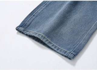 Fashion Personality Retro Washed Jeans Men Phosgene