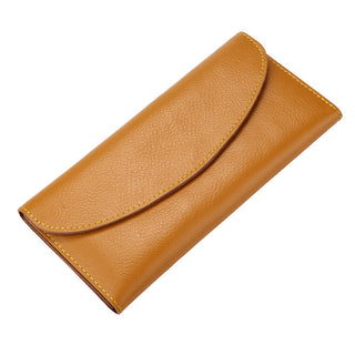 Women's Leather Simple Wallet Long - Phosgene