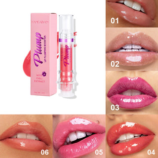 New Tube Lip Rich Lip Color Slightly Spicy Lip Honey Lip Glass Mirror Face Lip Mirror Liquid Lipstick - Phosgene