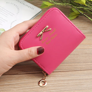 Women's Zipper Short Coin Purse Phosgene