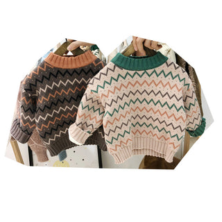 Korean Version Of Childrens Clothing Mens And Womens Baby Sweater - Phosgene