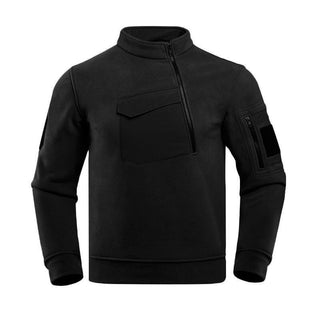 Outdoor Men's Fleece-lined Thickened Pullover Keep Warm Top - Phosgene