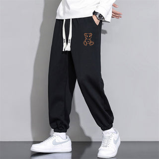 Cropped Casual Loose Men's Long Pants - Phosgene