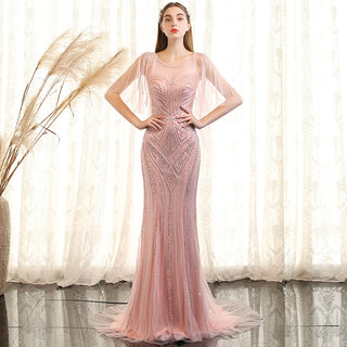 Temperament High-end Bride Fishtail Evening Dress Woman - Phosgene